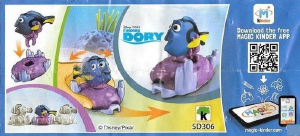 説明書 Kinder Surprise SD306 Finding Dory Dory