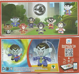 Bruksanvisning Kinder Surprise SD314 Justice League Joker