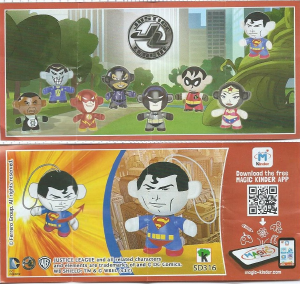 Εγχειρίδιο Kinder Surprise SD316 Justice League Superman