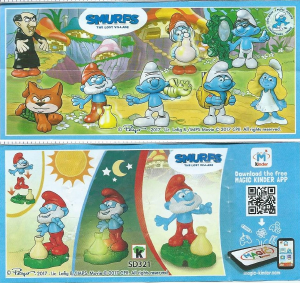 Manual Kinder Surprise SD321 Smurfs Papa Smurf