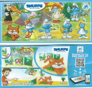 Käyttöohje Kinder Surprise SD352 Smurfs Azrael