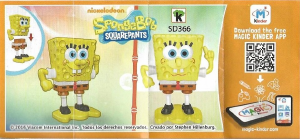 Εγχειρίδιο Kinder Surprise SD366 SpongeBob SquarePants Spongebob