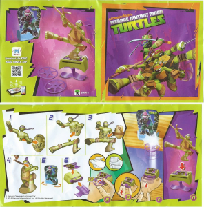 Käyttöohje Kinder Surprise SDD14 Turtles Donatello