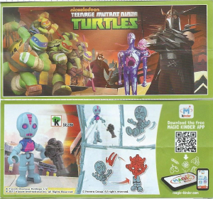 Käyttöohje Kinder Surprise SE286 Turtles Robot