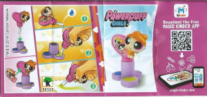 Käyttöohje Kinder Surprise SE323 Powerpuff Girls Trio