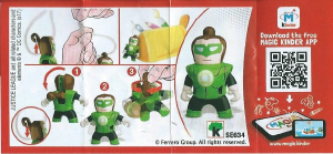 Käyttöohje Kinder Surprise SE634 Justice League Green Lantern
