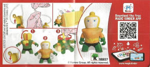 Käyttöohje Kinder Surprise SE637 Justice League Aquaman