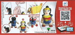 Brugsanvisning Kinder Surprise SE639 Justice League Wonder Woman