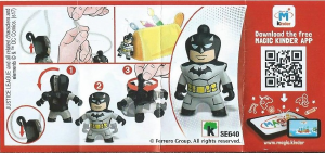 Mode d’emploi Kinder Surprise SE640 Justice League Batman