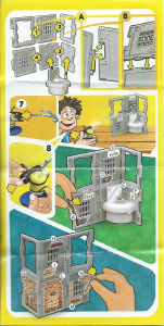 Kullanım kılavuzu Kinder Surprise SEB04 Despicable Me 3 Prison Part 3