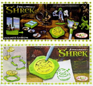 Manuál Kinder Surprise ST-282 Shrek Template