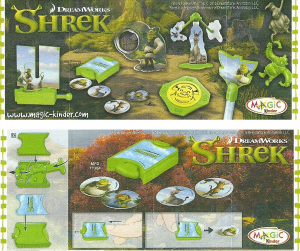 Käyttöohje Kinder Surprise TT384 Shrek Disc slingshot