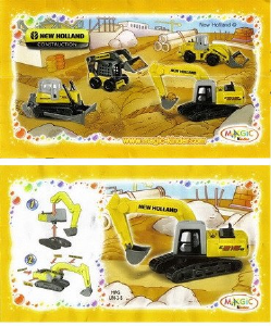 Priručnik Kinder Surprise UN-2-5 New Holland Crawler excavator