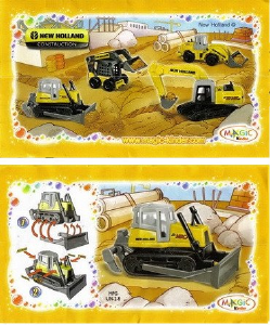 Käyttöohje Kinder Surprise UN-2-8 New Holland Bulldozer