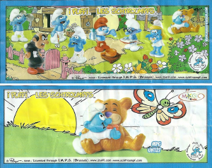 Εγχειρίδιο Kinder Surprise UN127 Smurfs Baby Smurf