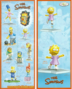 Käyttöohje Kinder Surprise UN156 The Simpsons Lisa