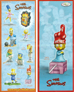 Εγχειρίδιο Kinder Surprise UN157 The Simpsons Maggie