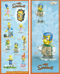 Εγχειρίδιο Kinder Surprise UN161 The Simpsons Milhouse