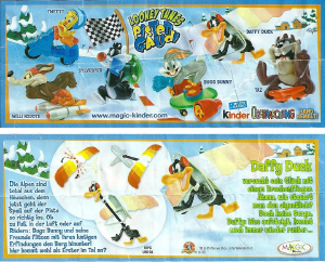 Manual Kinder Surprise UN164 Looney Tunes Duffy Duck