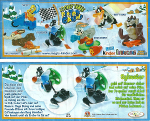 Kullanım kılavuzu Kinder Surprise UN165 Looney Tunes Sylvester