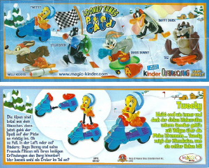 Priručnik Kinder Surprise UN167 Looney Tunes Tweety