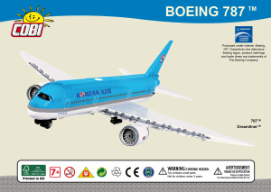 Manual Cobi set 26601 Boeing 787