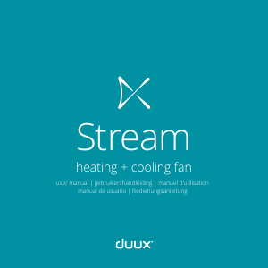 Mode d’emploi Duux DXHCF01 Stream Chauffage