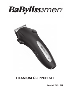 Manual BaByliss 7431BU Hair Clipper