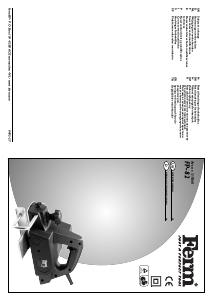 Manual FERM PPM1007 Planer