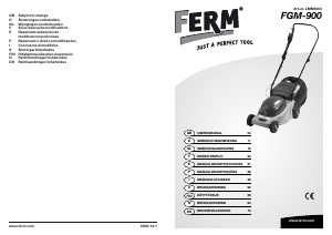 Bedienungsanleitung FERM LMM1004 Rasenmäher