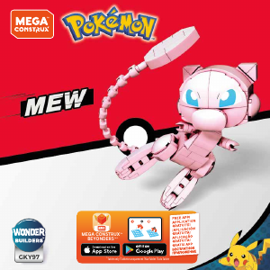 Kasutusjuhend Mega Construx set GKY97 Pokemon Mew