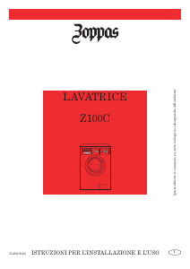 Manuale Zoppas Z100C Lavatrice