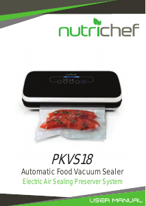 Manual Nutrichef PKVS18SL Vacuum Sealer