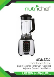 Manual Nutrichef NCBL1700 Blender
