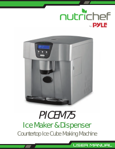 Manual Nutrichef PICEM75 Ice Cube Maker