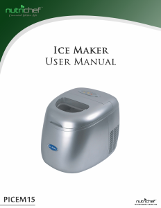 Manual Nutrichef PICEM15 Ice Cube Maker