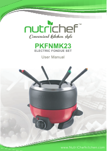 Manual Nutrichef PKFNMK23 Fondue