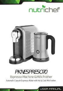 Handleiding Nutrichef PKNESPRESO70 Espresso-apparaat