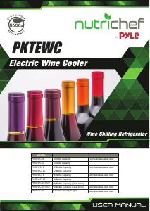 Handleiding Nutrichef PKTEWC120 Wijnklimaatkast