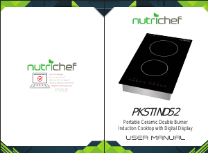 Manual Nutrichef PKSTIND52 Hob