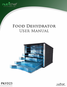 Manual Nutrichef PKFD23 Food Dehydrator