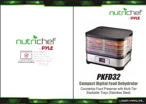 Manual Nutrichef PKFD32 Food Dehydrator