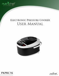 Manual Nutrichef PKPRC16 Pressure Cooker