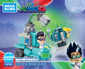 Manual Mega Bloks set GKT84 PJ Masks Romeos Lab Builder