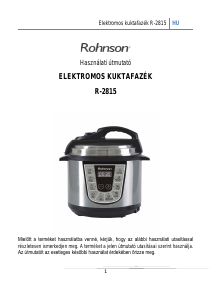 Használati útmutató Rohnson R-2815 Multifunkciós főzőeszköz