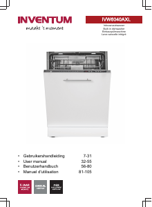 Manual Inventum IVW6040AXL Dishwasher