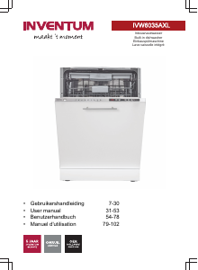 Manual Inventum IVW6035AXL Dishwasher