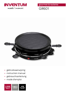 Bedienungsanleitung Inventum GR601 Raclette-grill