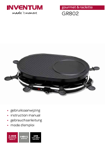 Manual Inventum GR802 Raclette Grill