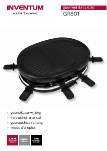 Bedienungsanleitung Inventum GR801 Raclette-grill